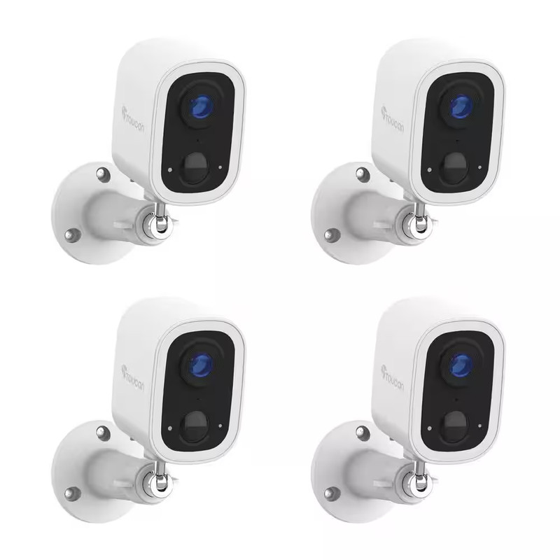 S4 Wireless Battery Operated Li-Ion 2K Security Camera with No Monthly Fee Requi