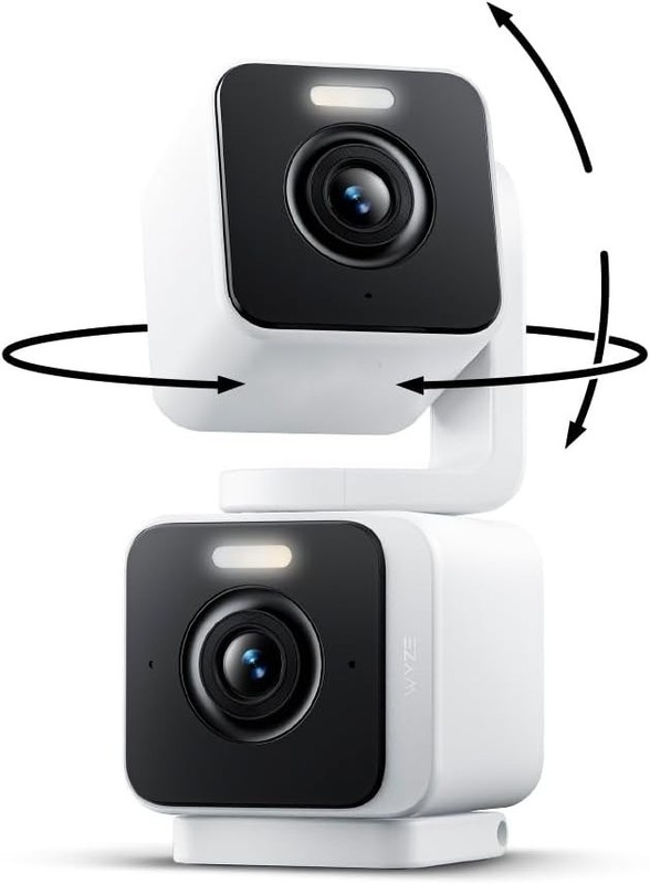 Duo Cam Pan Indoor/Outdoor 2K 360° Pan/Tilt Smart Home Security Camera with ... gallery