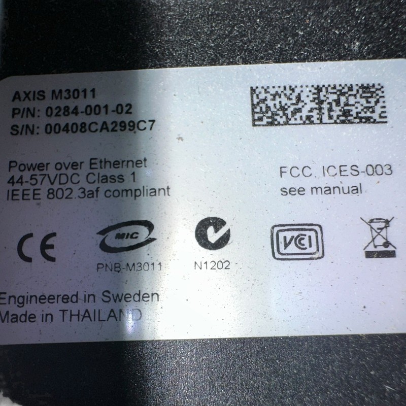 AXIS M3011 Dome IP Network Surveillance Security Web Cam gallery