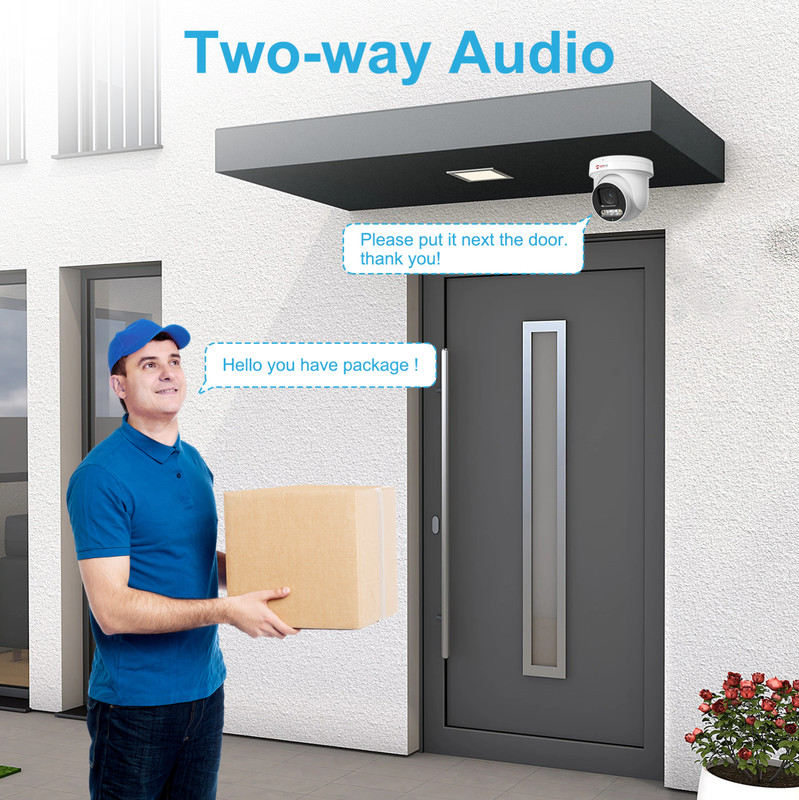 Anpviz 6MP PoE PTZ Camera 5X Zoom Outdoor IP Camera AI Human Vehicle Detect gallery