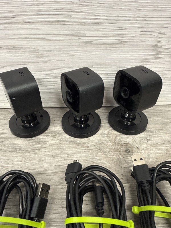 3 Blink Mini Indoor Plug-In Live HD Smart Security Cameras—Model BCM00300U gallery