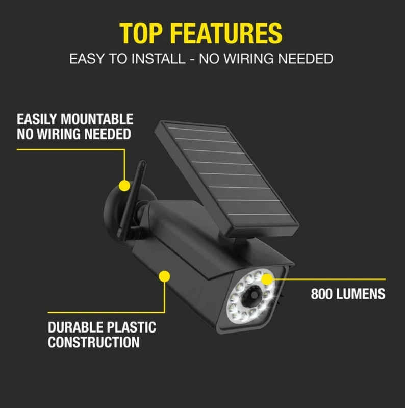 HyperTough Decoy Security Camera (Solar) gallery