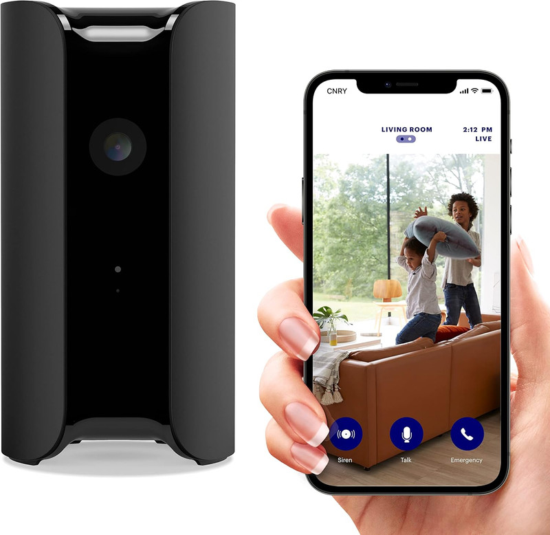 1080P HD Indoor Security Camera | 24/7 Live Video, Night Vision, Alexa Compatibl