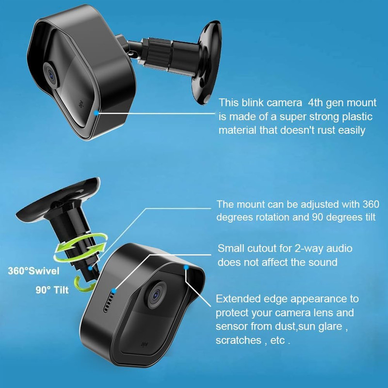 All-New Blink Outdoor Camera Surveillance Mount, 8 Pack Weatherproof Protective gallery
