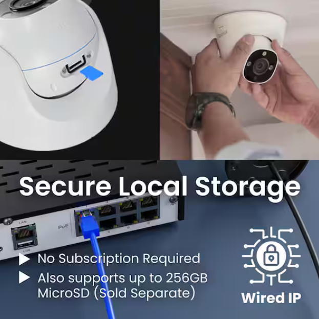 REOLINK 4K+ 12MP Add-On or Stand Alone PoE Hardwired Outdoor Dome Security Camer gallery