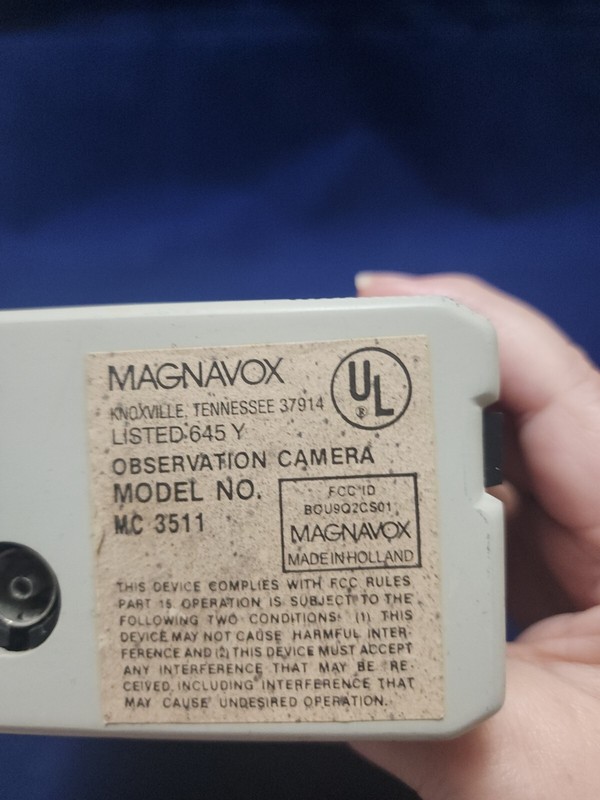 Magnavox Observation Camera 8mm 1988 No Cords For Parts As Is Or Collectible gallery