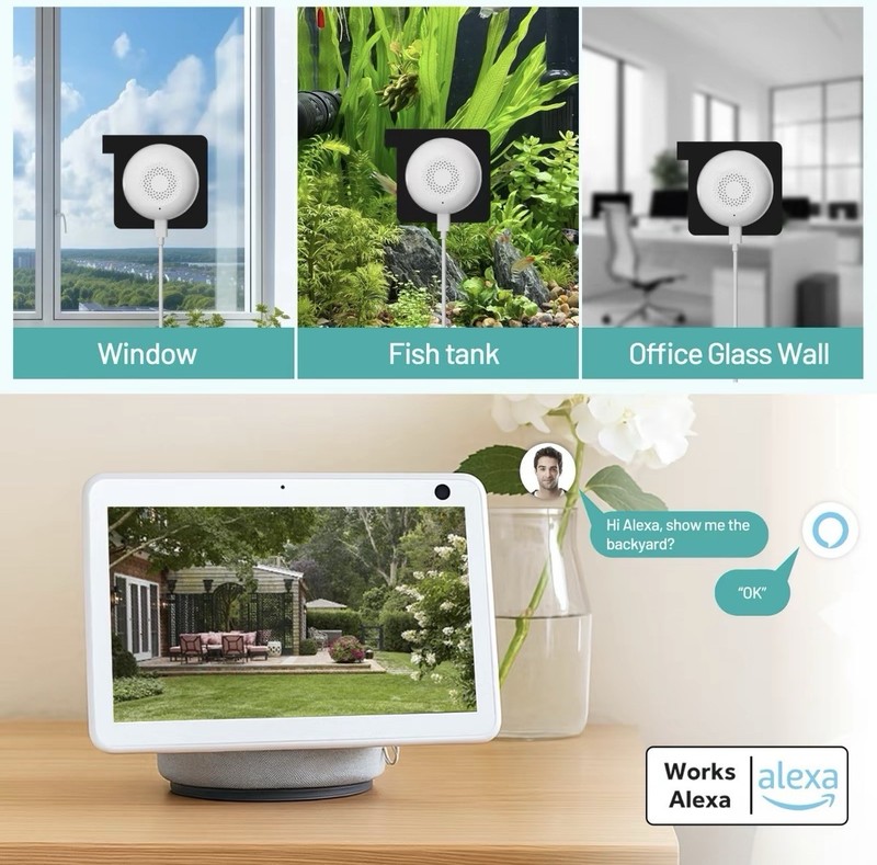 2k Window Camera, 5G & 2.4GHz WiFi Indoor Dome Camera for Home Security with Ful gallery