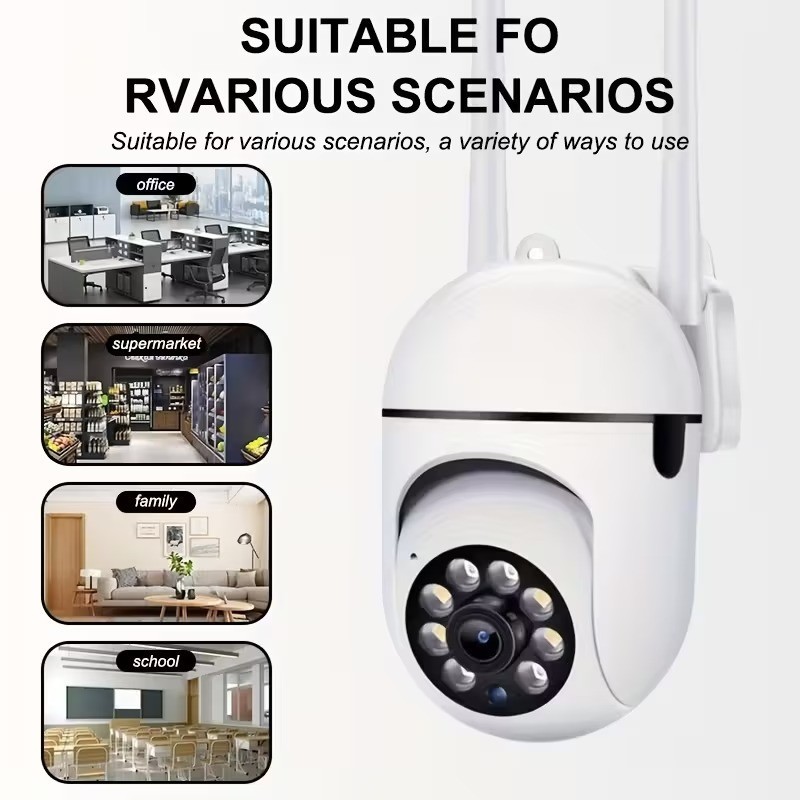 4-Pack Wireless 5G WiFi Security Camera System Smart Outdoor Night Vision 1080P gallery