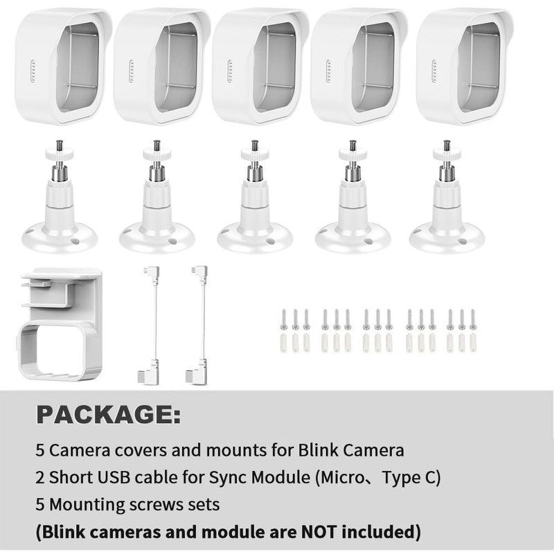 All-New Blink Outdoor Camera Wall Mount, 360° Adjustable Mount and Weather Pr... gallery