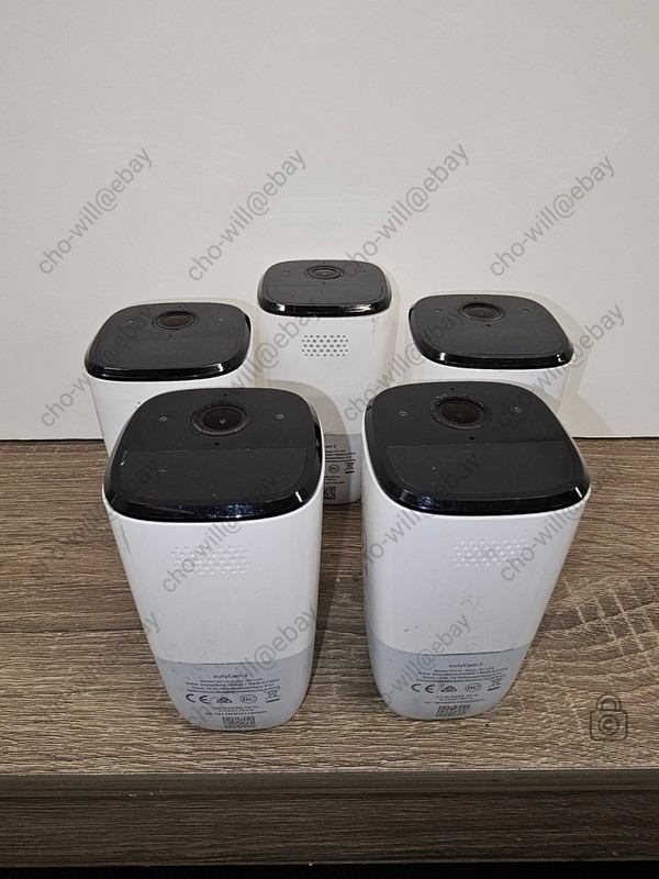 EufyCam 2 Security Camera T8114 - Lot of 5 *FOR PARTS OR NOT WORKING* gallery