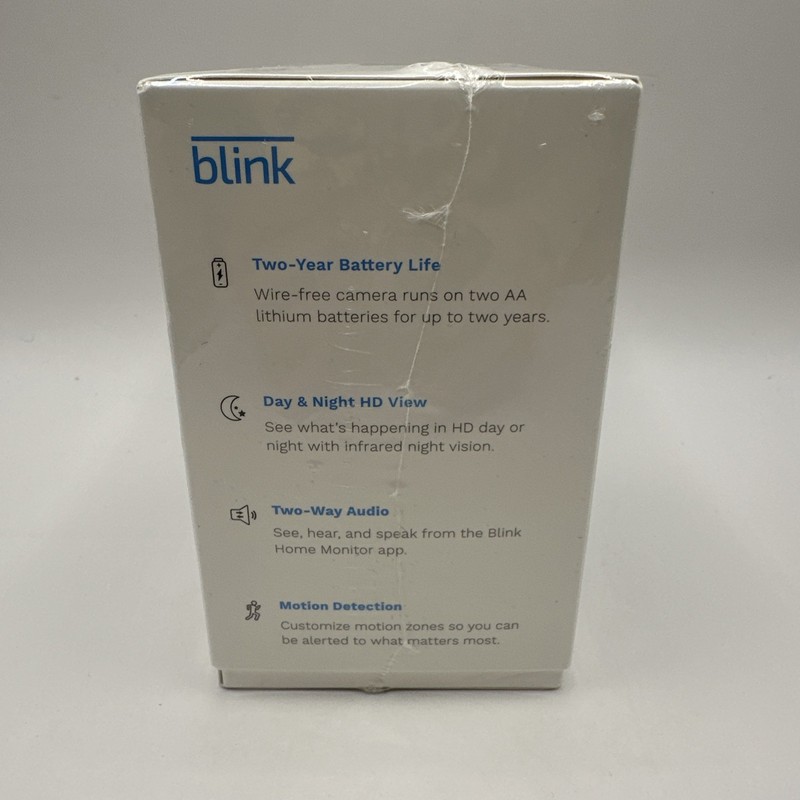 Lot Of 2 NEW Blink Security Cameras: Outdoor BCM00400U & Mini Indoor BCM00300U gallery