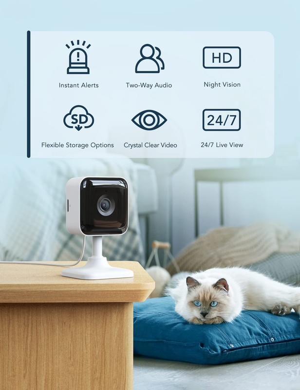 2K Indoor Security Camera Dog Camera Motion Detection, Cameras for Home Secur... gallery