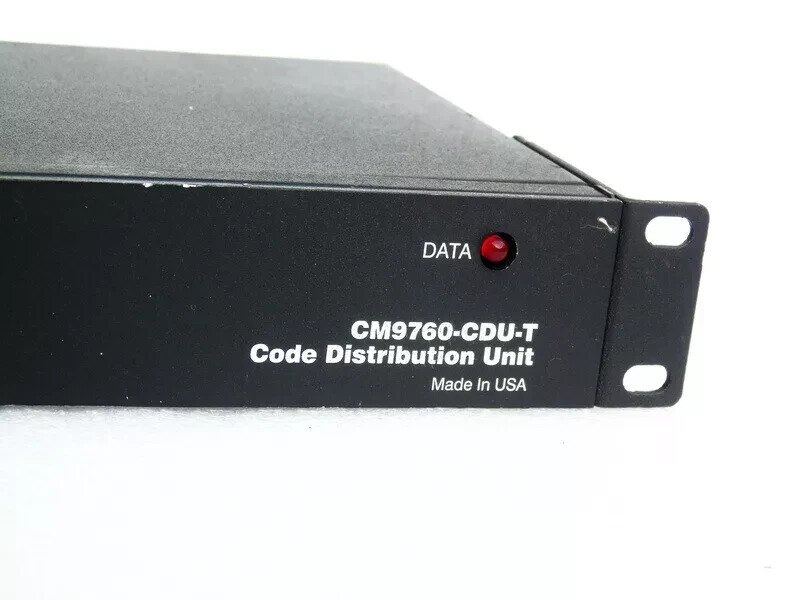 PELCO SYSTEM CM9760 CDU T MATRIX CODE DISTRIBUTION UNIT CCTV SECURITY CAMERA gallery
