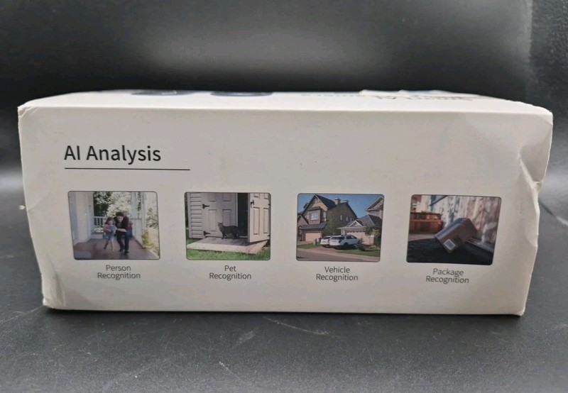 2 PK Smart AI Battery Wireless Camera 2K, Battery Powered Wifi Ai Motion Detect gallery
