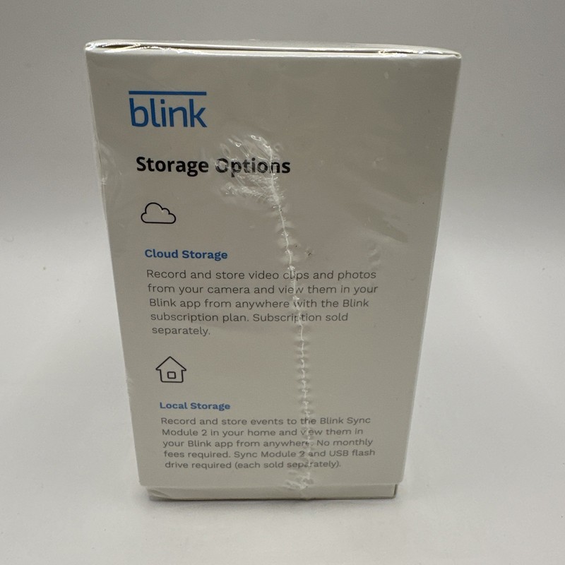 Lot Of 2 NEW Blink Security Cameras: Outdoor BCM00400U & Mini Indoor BCM00300U gallery
