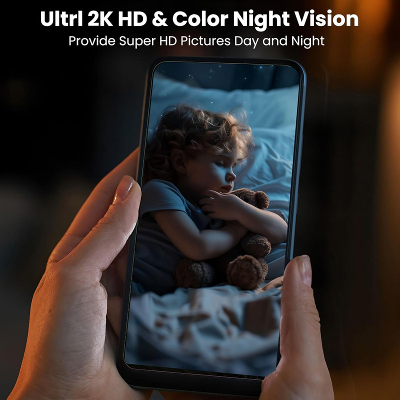 2026 Upgraded 2K Security Cameras Wireless Outdoor, Free Cloud Storage, 1-6 Mont gallery
