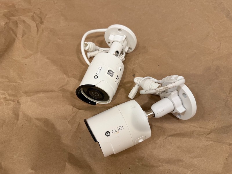 Alibi ALI-NS4014R 4MP IP Camera, Lot of 2 cameras gallery