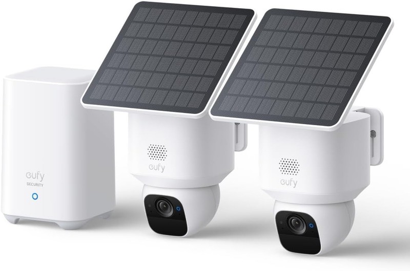 Eufy SoloCam E30, 2-Cam Pack Kit, Security Cameras Wireless Outdoor New!!!