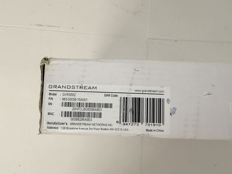 Grandstream GVR3552 Network Video Recorder NVR Centralized IP Surveillance gallery