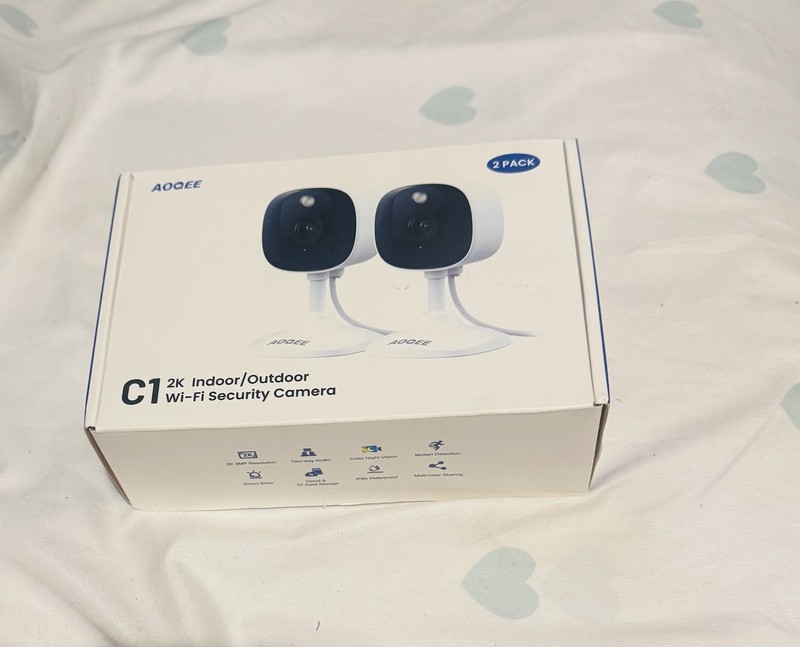 AOQEE 2K Cameras for Home Security-Outdoor/Indoor Camera
