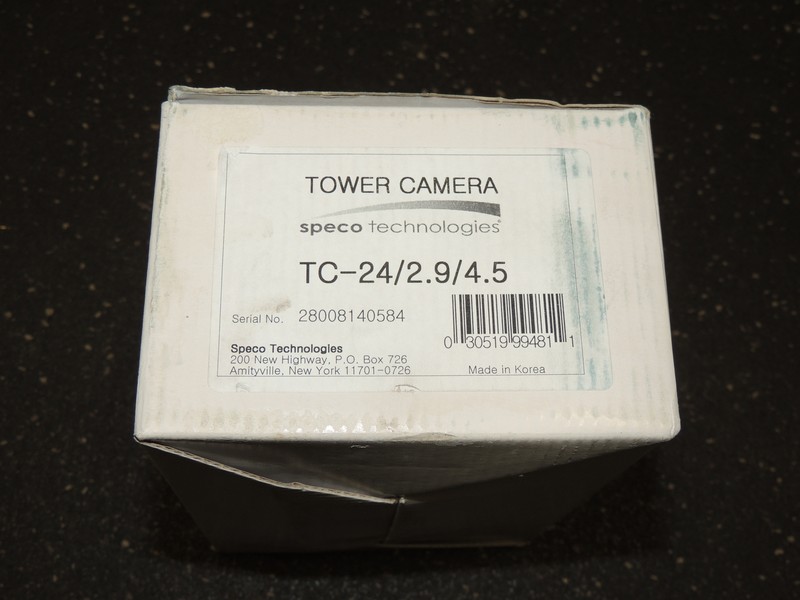 Speco Technologies Tower Counter Security Camera TC-24 / 2.9 / 4.5 New