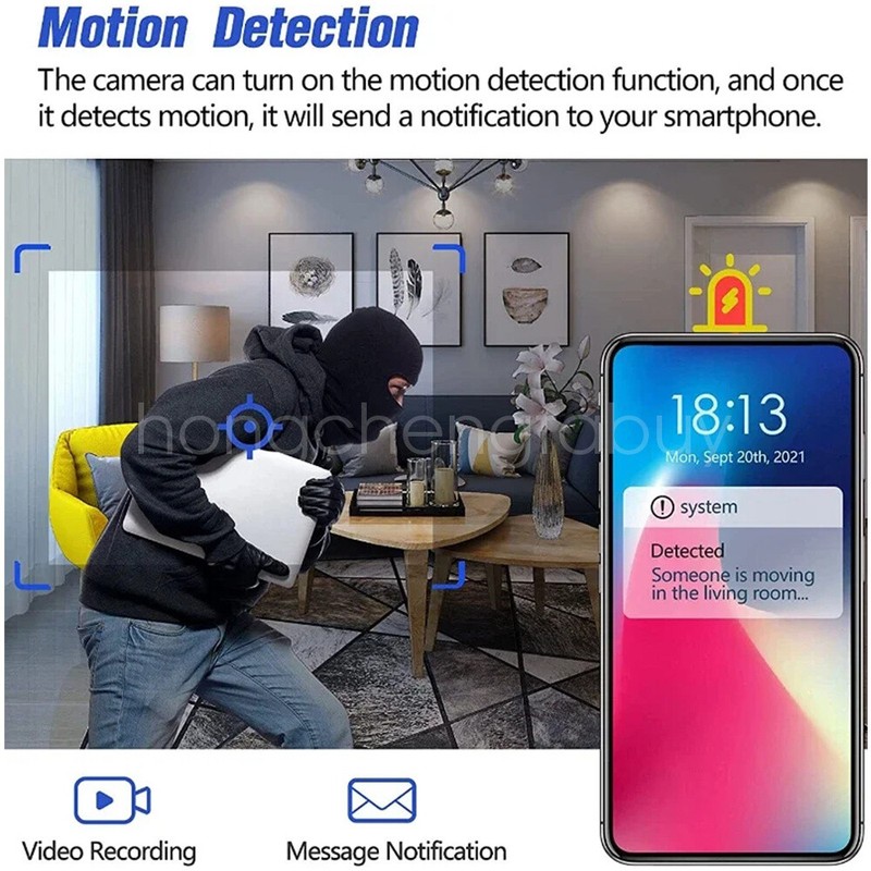 Mini Cam Wireless WiFi HD 4K 1080P Small DIY Motion Detection Camera DVR Battery gallery