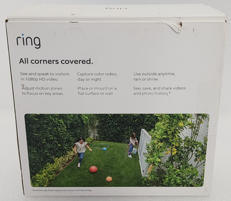 Ring Stick Up Cam Wired (2nd Gen) - Outdoor Security Camera Black, NEW gallery