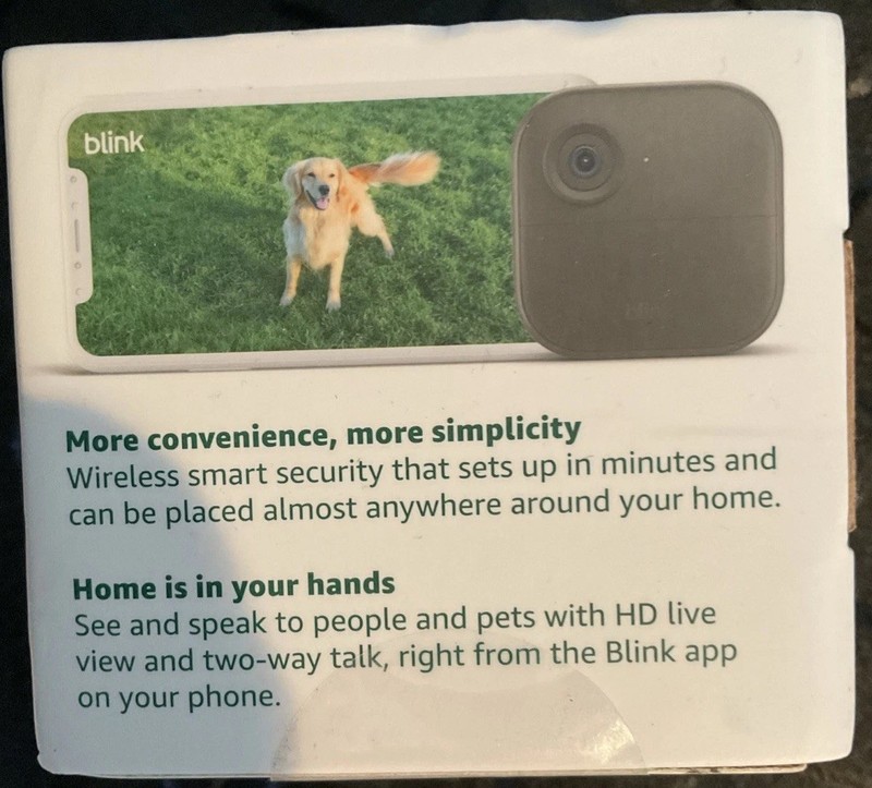 Blink Outdoor 4 Wireless Smart Security Camera + Sync Module - NEW, Sealed gallery