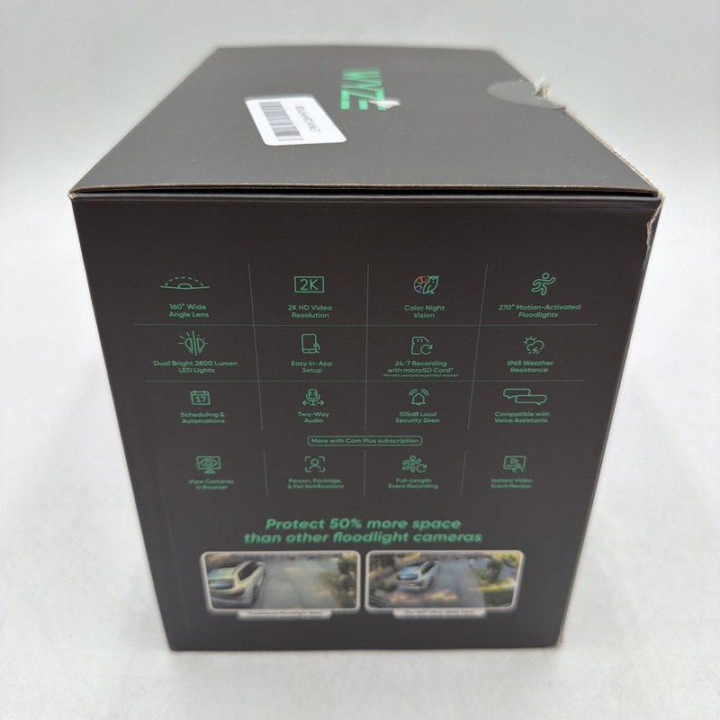 Wyze Cam Floodlight V2 Motion-Activated 2K HD Color Night Vision Camera gallery