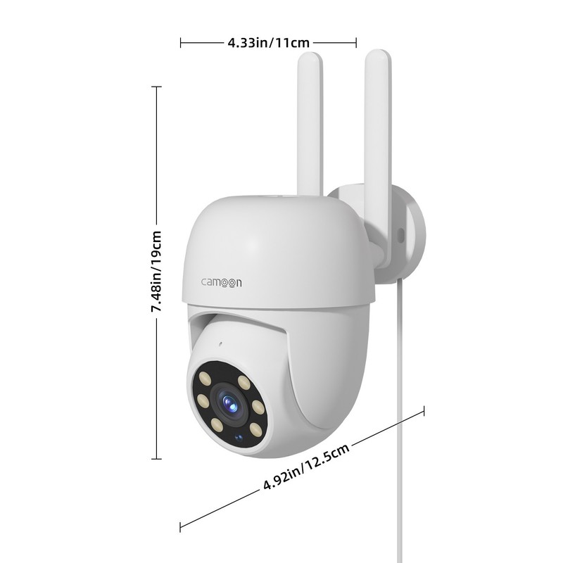 2K Wifi Surveillance Camera Wireless Security PTZ IP Camera Color Night Vision gallery