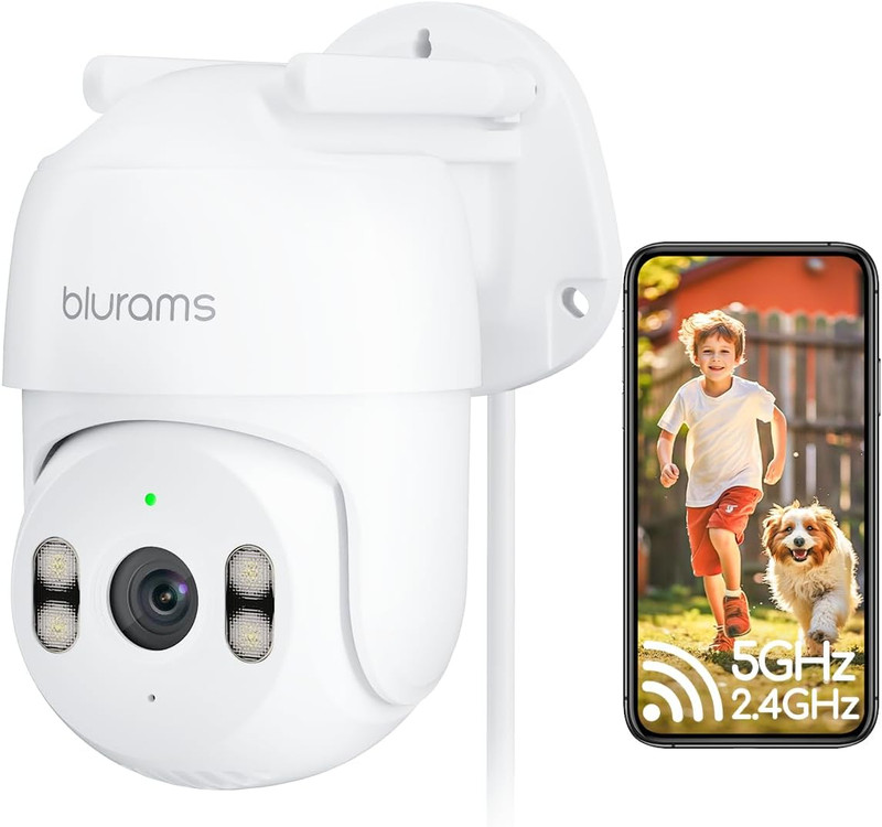 2K Outdoor Camera Wired, 5Ghz/2.4Ghz Wi-Fi Cameras for Home Security outside wit gallery