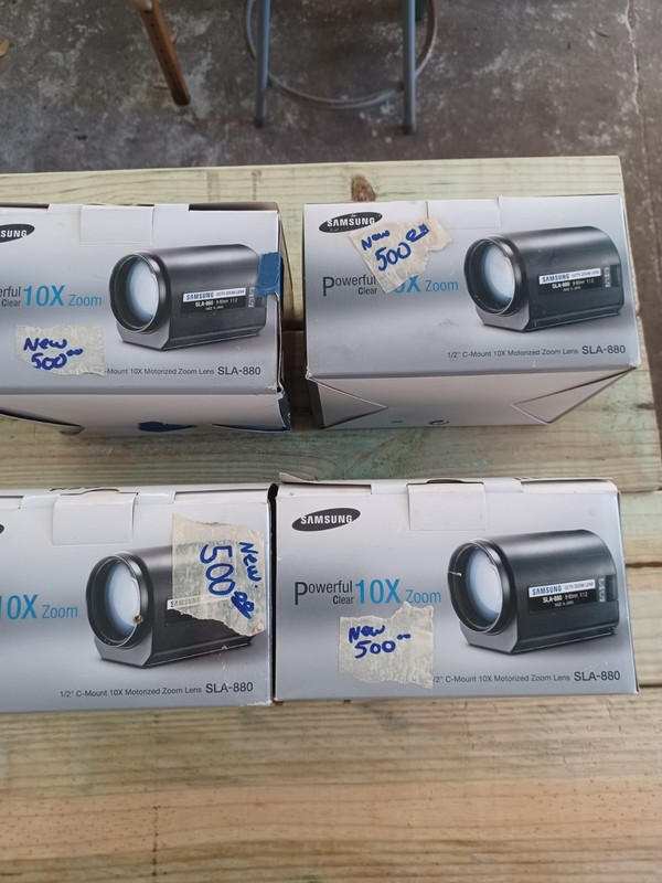 samsung security cameras, sla 880 (4 cameras) new, open box gallery
