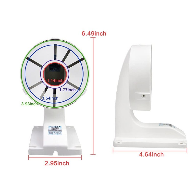 Security Camera Mount Bracket, ABS Indoor Outdoor Wall Mount L-Type Bracket f... gallery