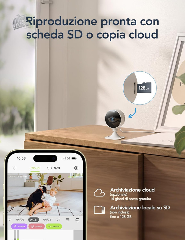 1080P Full HD Internal Wi-Fi Camera Baby Monitor Dog Mobile App Cloud Mic gallery