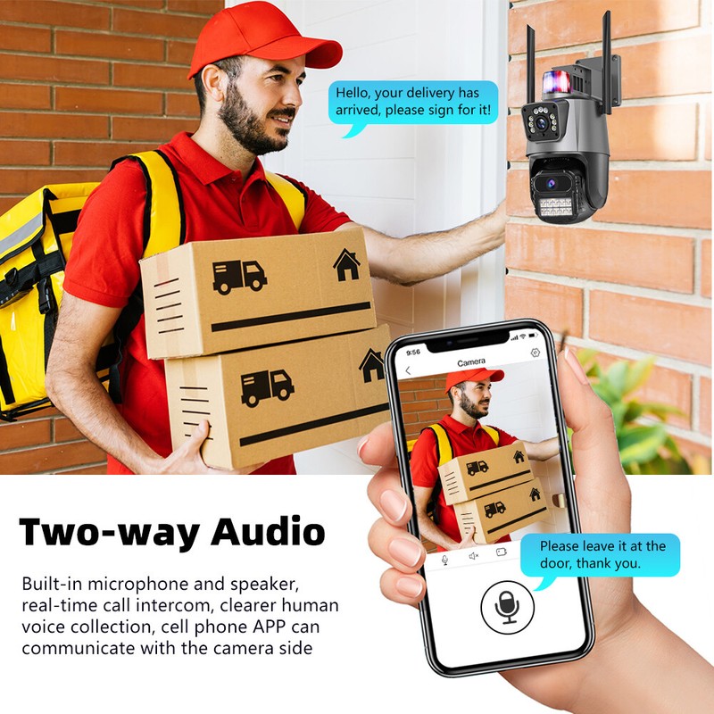 Outdoor Wireless WiFi Security Camera Night Vision Motion Detection Surveillance gallery