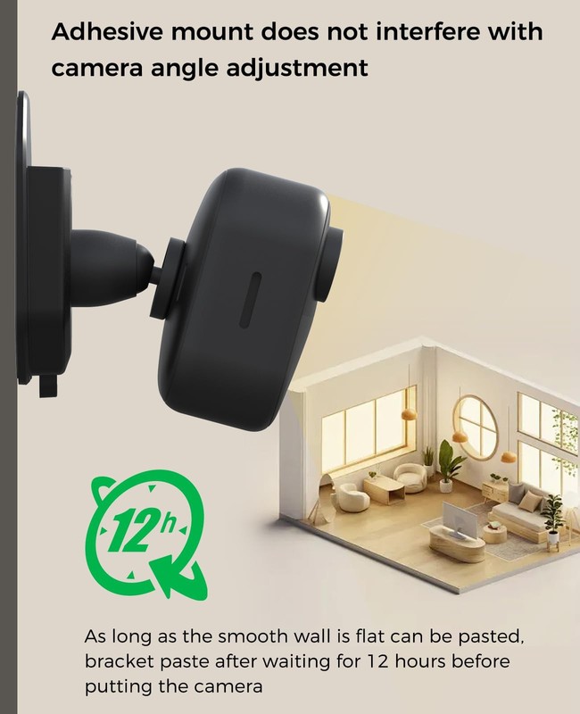 3 Pack Blink Camera No Drill No Screws Wall Mount Bracket for Blink Outdoor 4/Ou gallery