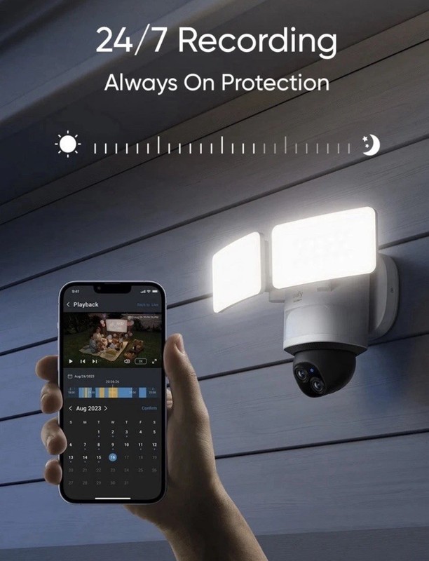 Eufy E340 360 Floodlight Security Camera gallery