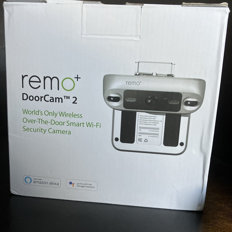 Remo+ DoorCam 2- Wireless Over-The-Door Smart Wi-Fi Security Camera New In Box gallery