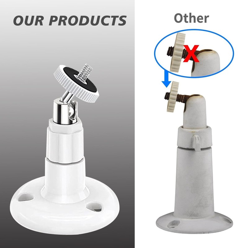 2 Pack Wall Mount Compatible SimpliSafe Outdoor Security Camera, 360° Rotation. gallery