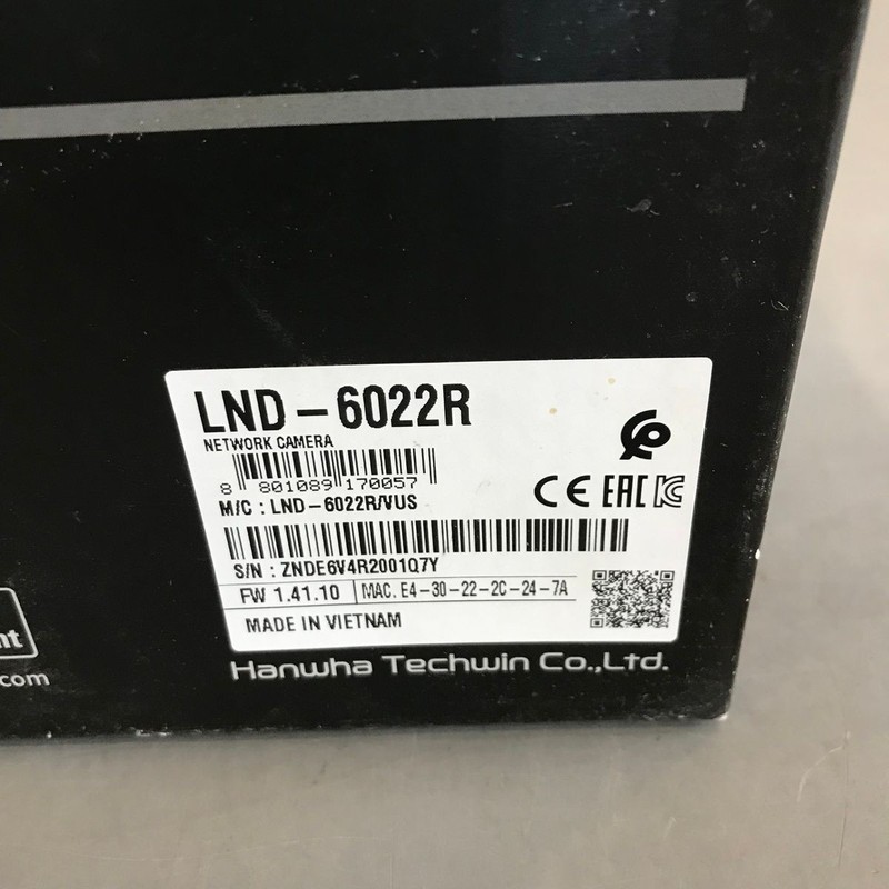 Wisenet LND-6020R Indoor Full HD Network Camera Dome gallery