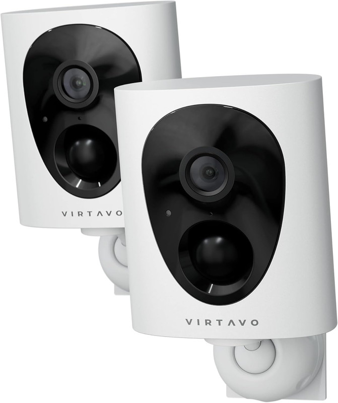 Vistaflask 2K Security Cameras Wireless Outdoor, Battery Powered, AI Motion Dete