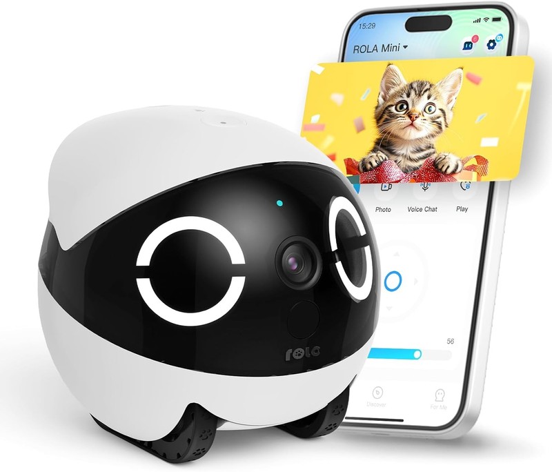 Enabot EBO ROLA Mini FamilyBot 2K Pet Camera Robot
