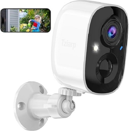 Camara De Seguridad Inalambrica Với Bateria Y Vision Nocturna A Color Pro gallery