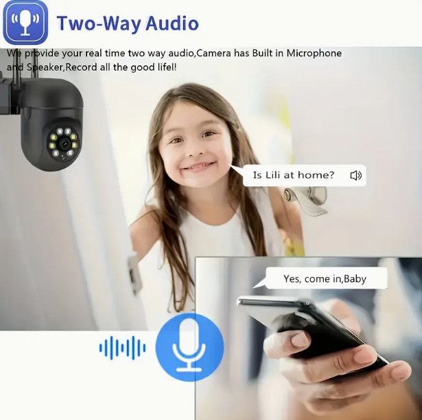 HD WIFI Surveillance Camera For Outdoor Or Indoor (BLACK) gallery