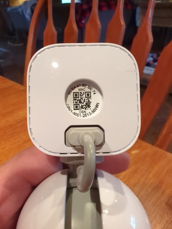 Blink Mini Pan-Tilt Camera - White indoor security camera LOCKED PARTS ONLY gallery
