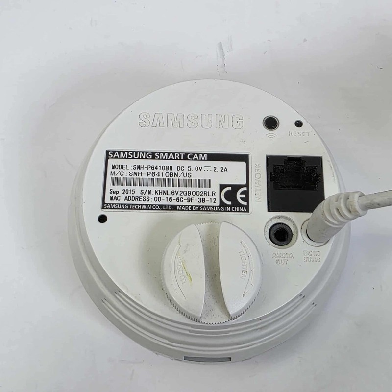 Samsung White SmartCam Smart Cam HD Pro SNH-P6410BN With Cord gallery