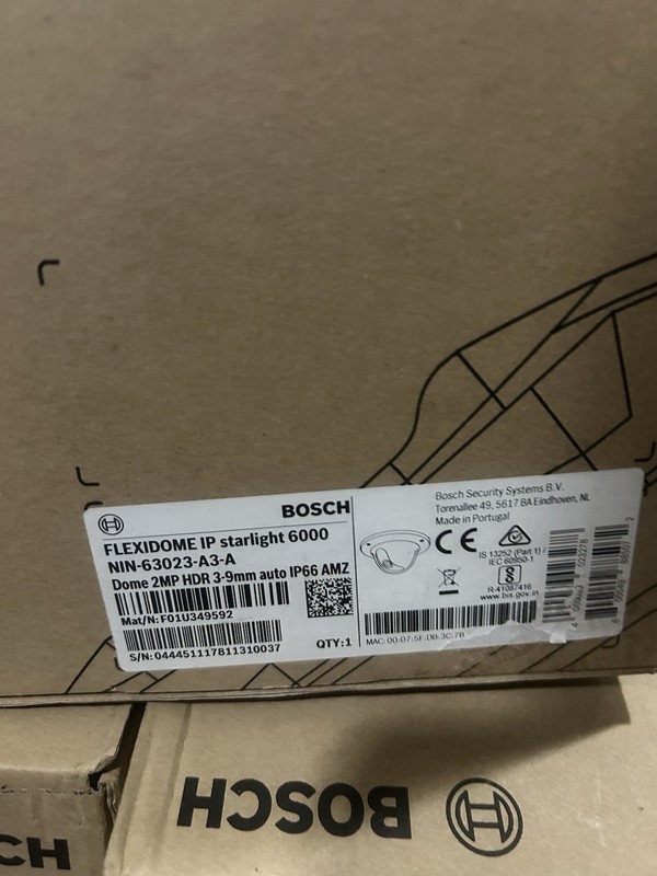 Bosch Flexidome IP Starlight 6000 Outdoor Security Camera NIN-63023-A3-A IP66 gallery