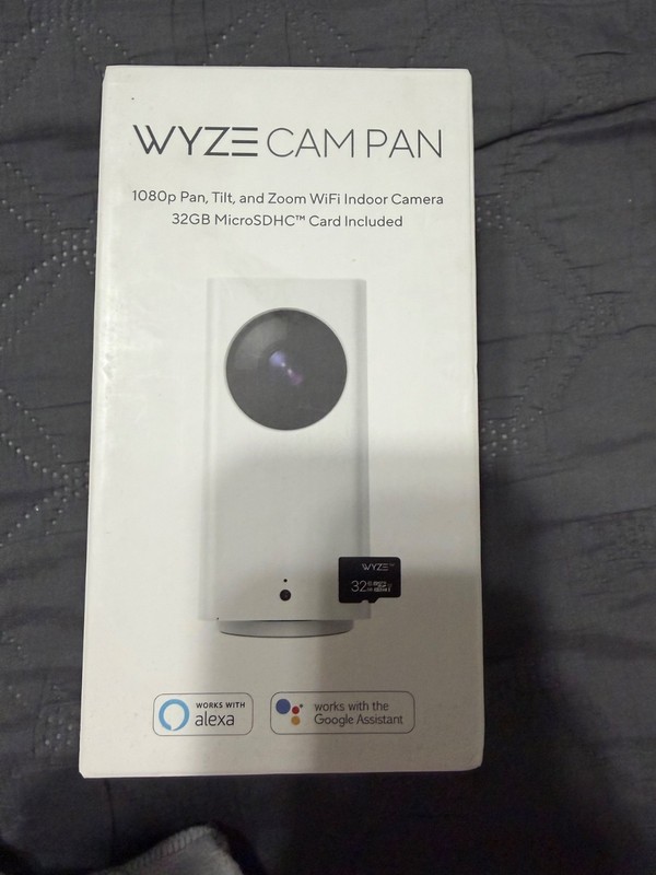 🛜Wyze Cam Pan 1080p Tilt/Zoom Wi-Fi Indoor Smart Home Camera Night Vision audio