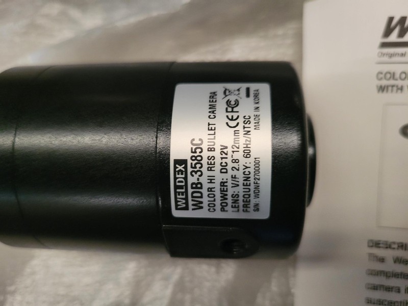 Weldex WDB-3585C 1/3" Vari-Focal Weatherproof Bullet Camera gallery