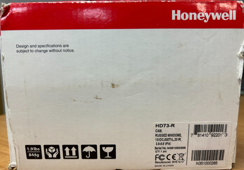 Honeywell HD73-R Surveillance Dome Camera gallery